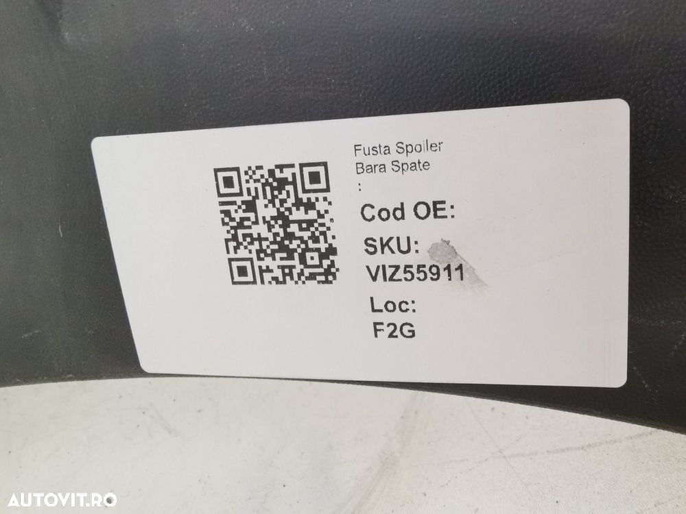 Fusta Spoiler Bara Spate Volkswagen Taigo 2022 2023 Originala In Stare - 8