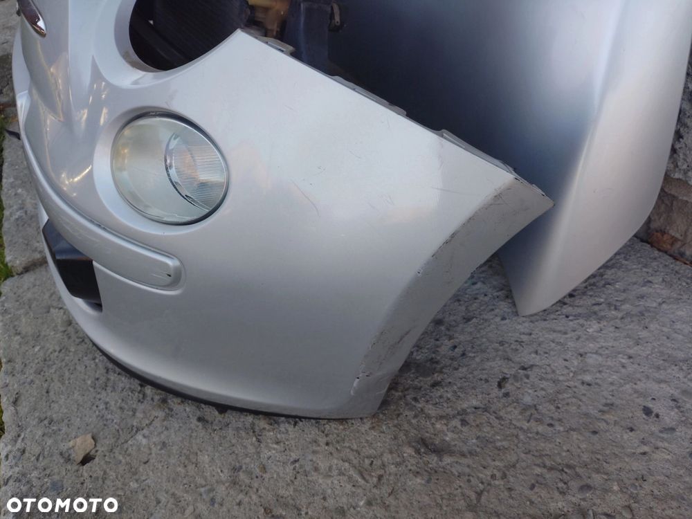 ZDERZAK MASKA BŁOTNIK KOMPLETNY PRZÓD FIAT 500 - 4