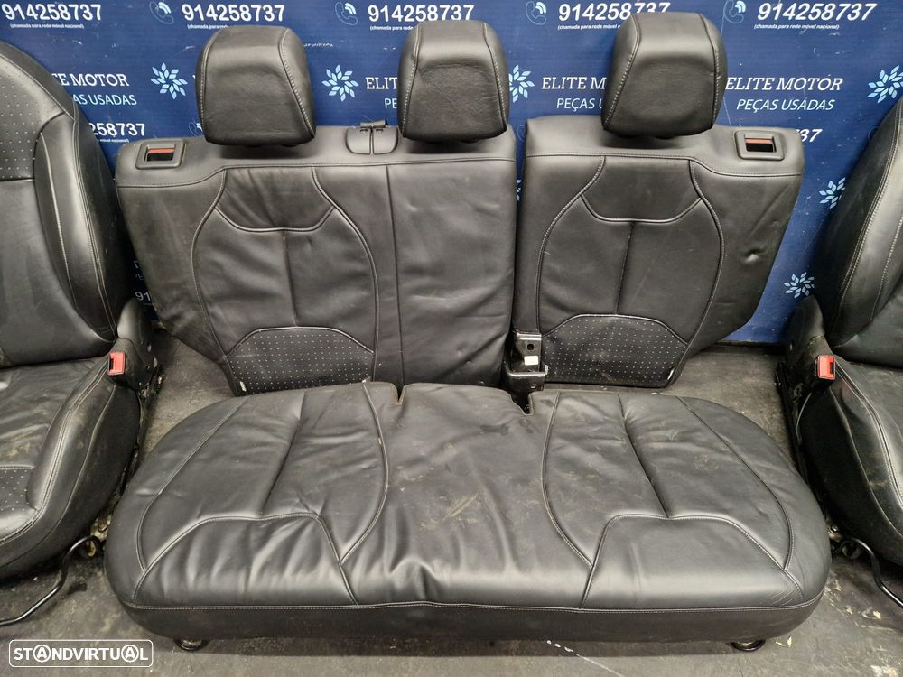 Jogo de bancos usados CITROEN DS3 PELE PRETOS - 7