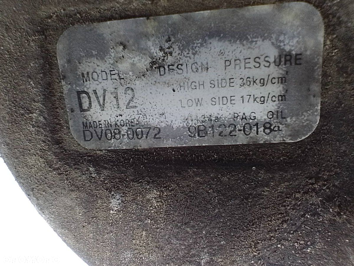 POMPA, SPRĘŻARKA KLIMATYZACJI HYUNDAI I20 I DV08-0072 1.4 CRDI - 8
