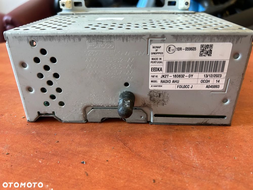 Radioodtwarzacz RADIO FABRYCZNE JK2T-18D832-DV FORD TRANSIT MK8 - 2