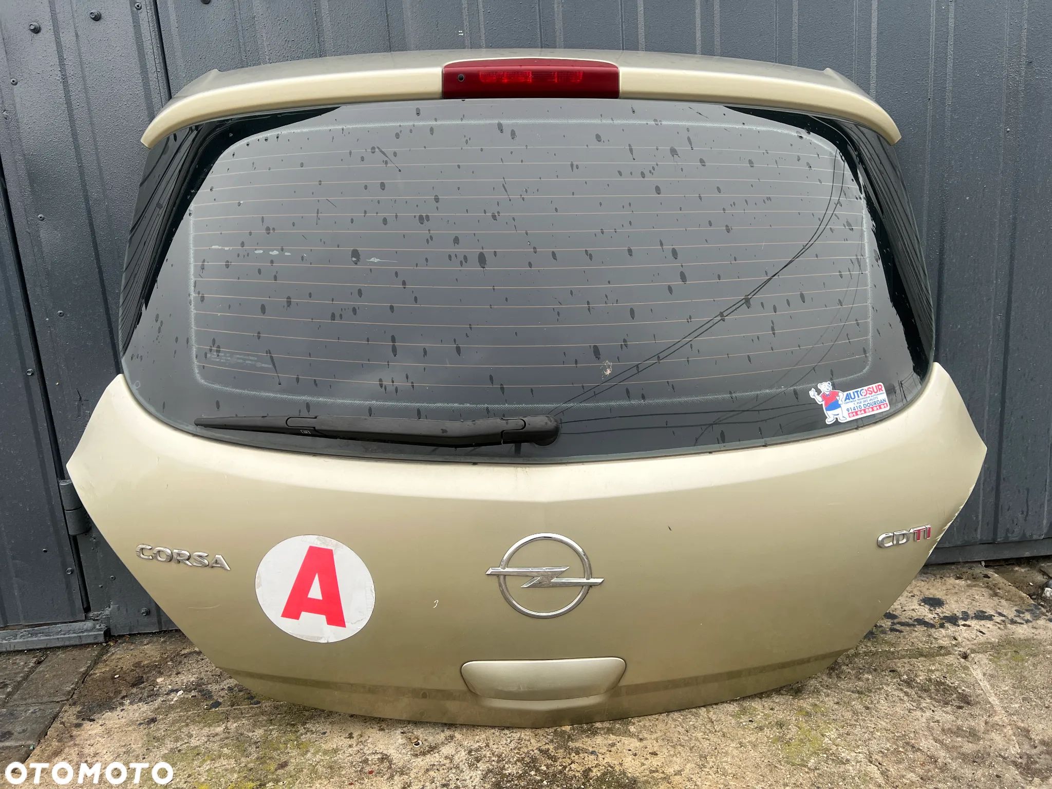 Klapa tylna kompletna szyba Opel Corsa D 3-drzwi - 1