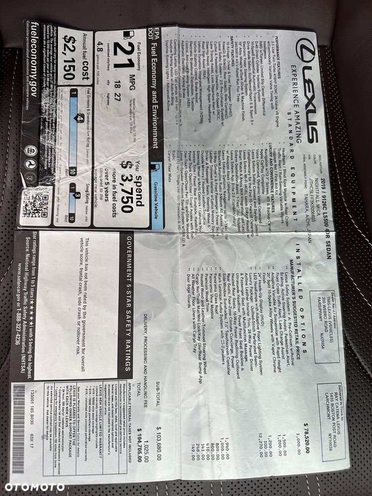 Lexus LS 500 Prestige AWD - 22