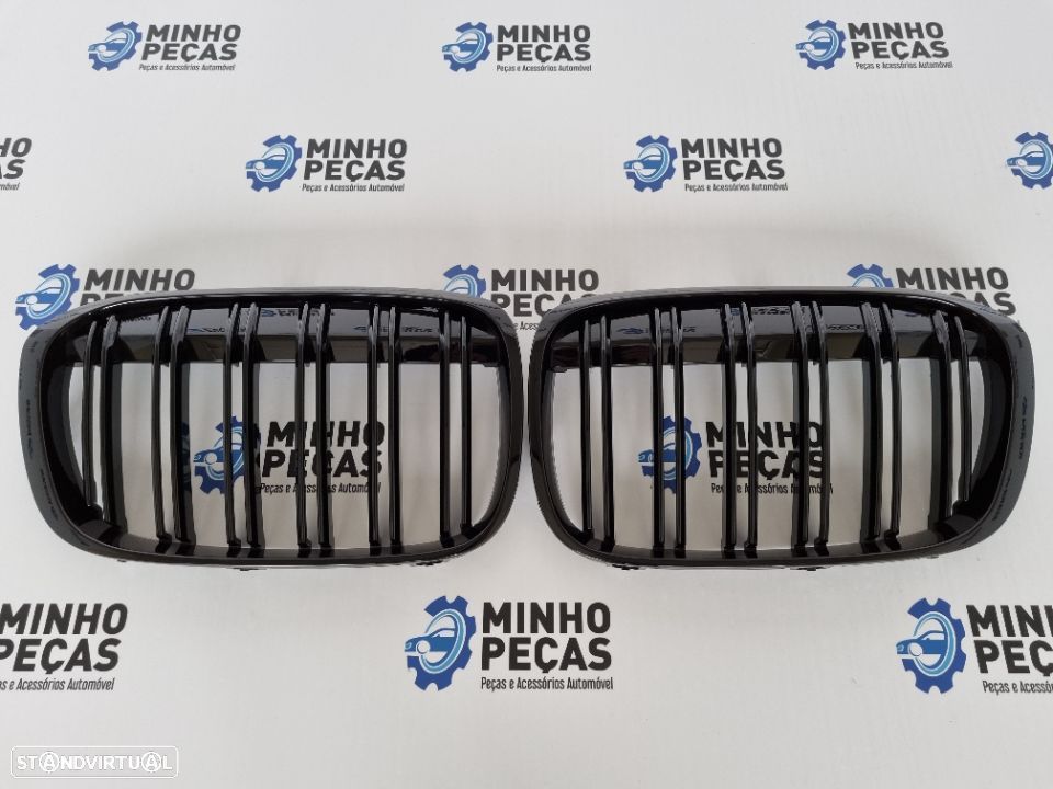 Grelhas BMW X1 (F48) Preto Brilhante - 2