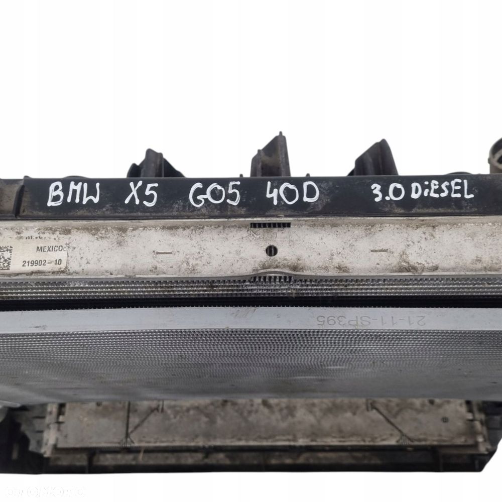 CHŁODNICE KOMPLET Chłodnica BMW X5 G05 X6 G06 40D 3.0 D DIESEL Mild Hybrid - 4