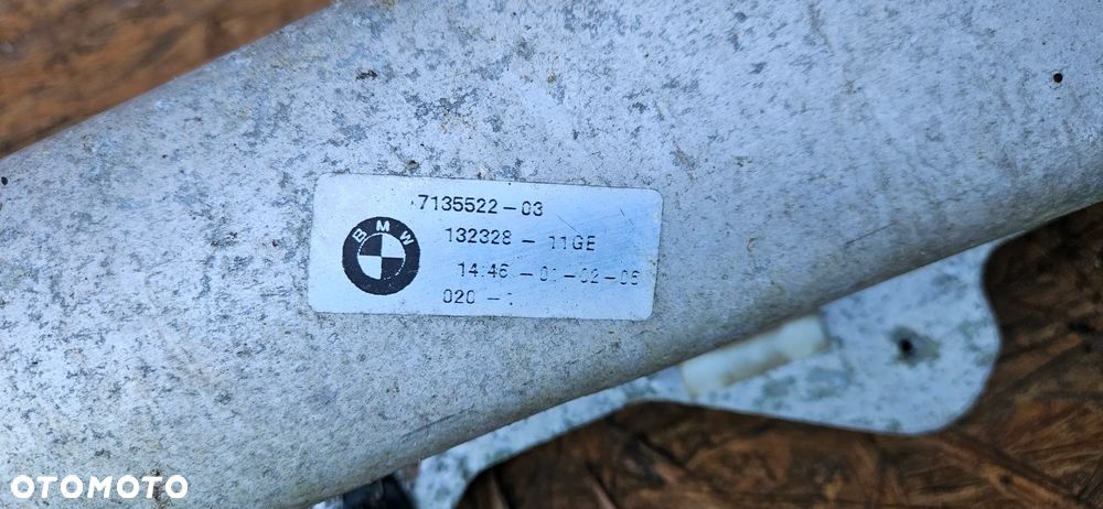 BMW 7 E65 E66 Belka zderzaka przedniego Pas przedni Wzmocnienie czołowe Okular prawy 7135522 - 6