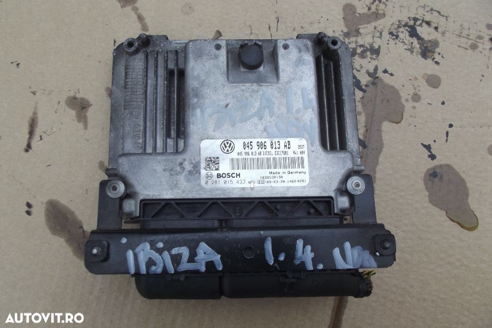 Calculator motor Seat Ibiza 6J 1.4tdi ECU SEat Ibiza 6J dezmembrez BMS - 1