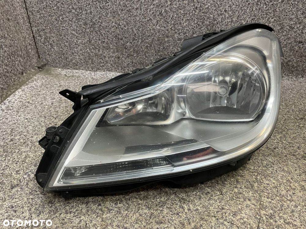 Lampa lewa przednia lewy przod soczewka H7 Mercedes W204 LIFT BDB ORG UK - 4