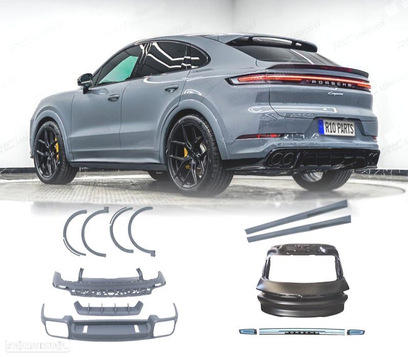 KIT CARROÇARIA PORSCHE CAYENNE 18-23 LOOK TURBO S 2024 - 6