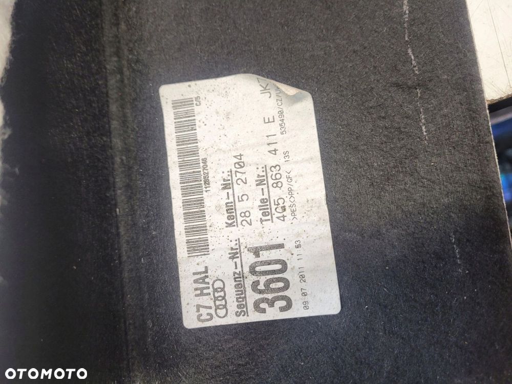 PÓŁKA TYLNA TYŁ AUDI A6 C7 SEDAN 4G5863411E - 5