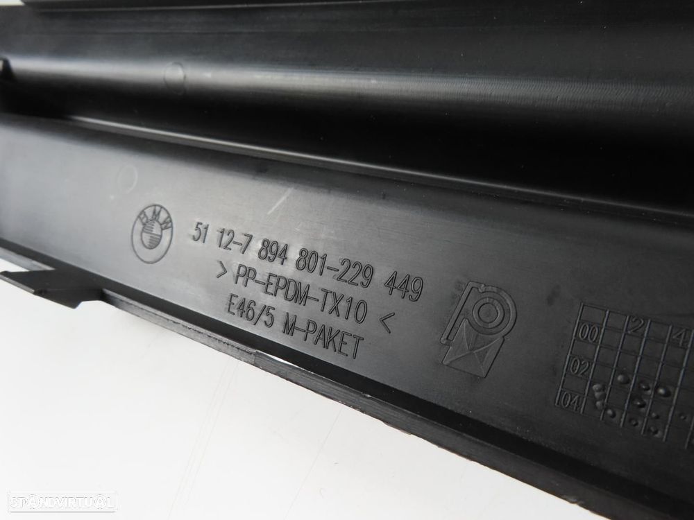 Friso parachoques Pack M Central/Traseiro Novo / Original BMW 3 Compact (E46) 51... - 4