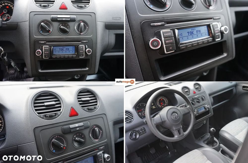 Volkswagen CADDY L1 1.6 TDI 102KM Boczne drzwi przesuwne, Tylne drzwi skrzydłowe, Homologacja cięż. VAT1, Duża ładowność 741kg, na resorach! (nie sprężyny!)  Hak 1500kg Opony Zimowe - 5