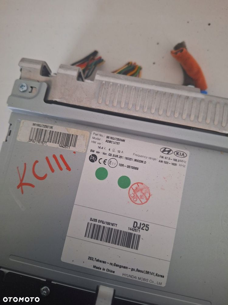 kia ceed iii radio navi 96560-j7250 caly wyswietlacz oe - 3