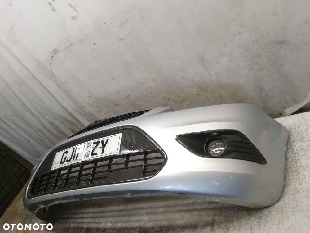 ^ ZDERZAK PRZÓD PRZEDNI FORD FOCUS MK.2 2 II LIFT FL 03 SREBRNY HALOGENY - 4