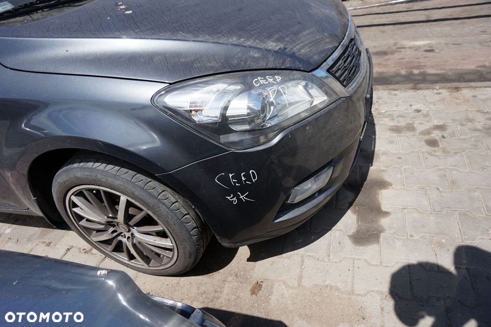 MASKA ZDERZAK BŁOTNIKI LAMPY CEED I LIFT 5K  KIA 2009-2012 CZARNY PRZÓD KOMPLETNY - 30