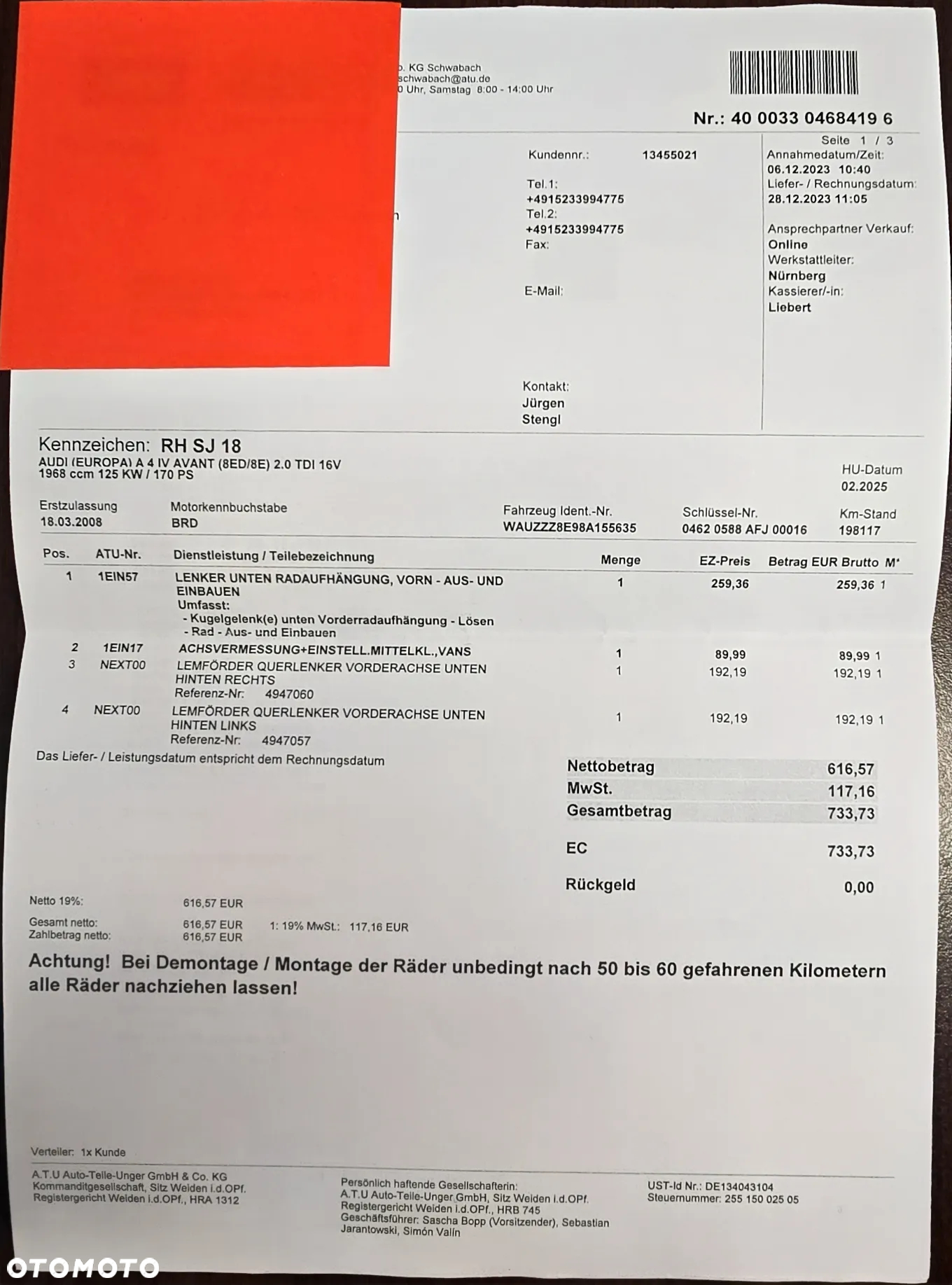 Audi A4 2.0 TDI DPF S line Sportpaket (plus) - 17
