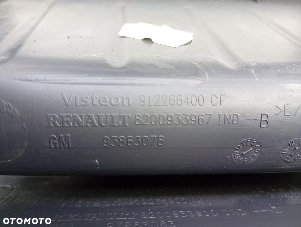 ramka środkowa konsoli obudowa kratka nawiewu opel vivaro a trafic ii primastar lift 2010-2014 - 5