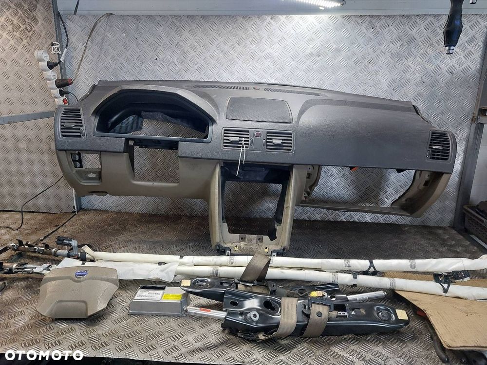ZESTAW AIRBAG POSTRZAŁOWY KOKPIT PASY KURTYNY  VOLVO XC90 I 30737501 - 1