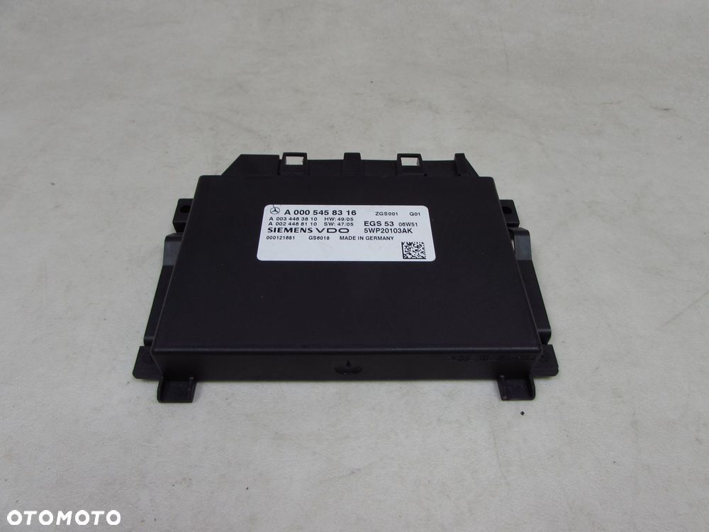 MB MERCEDES SPRINTER W906 06-18 MODUL STEROWNIK SKRZYNI 0005458316 - 4