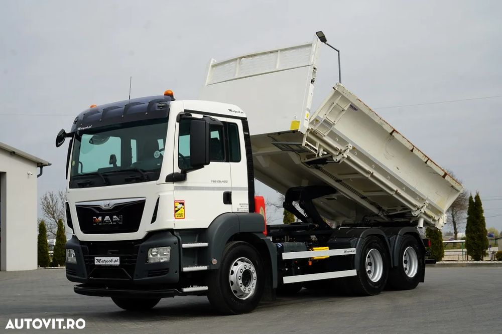 MAN TGS 26.400 / 6X4 / BASCULATOR DUBLĂ / HYDRODOLTA / AUTOMAT / EURO 6 - 2