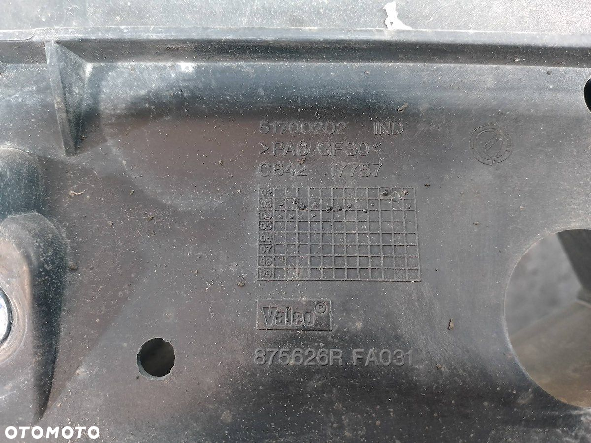 PAS PRZÓD, WZMOCNIENIE CZOŁOWE FIAT PANDA II 51700202 1.1 B - 9