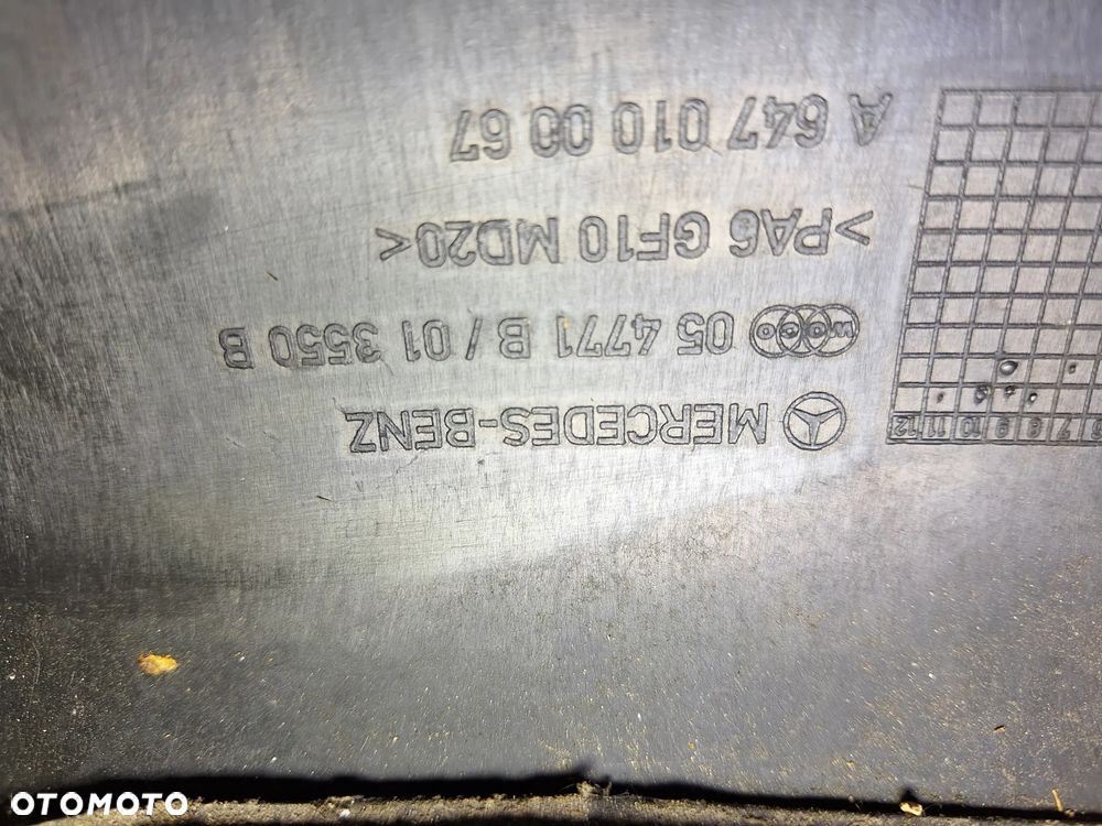 osłona obudowa  silnika pokrywa MERCEDES E-kasa W211 ORYGINAL 6470100067 - 2