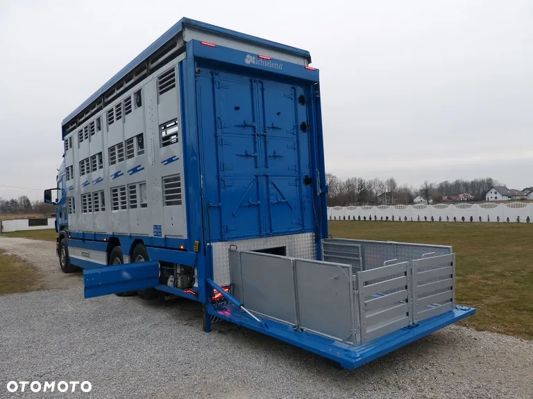 Scania R420 DO ŻYWCA / ZWIERZĄT / BYDŁA TRZODY CHLEWNEJ/ 3 POKŁADY / WAGA EL. / EURO 5 / OŚ SKRĘTNA / - 22