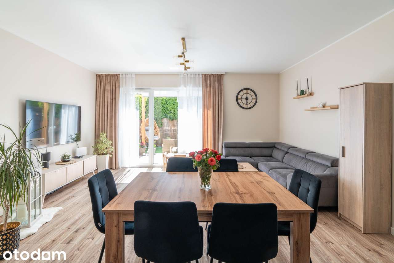 4 pokoje/dwupoziomowe/umeblowane/miejsce postojowe/strych/ogródek