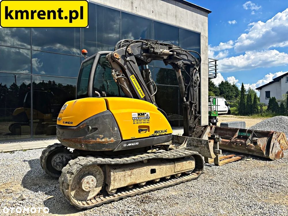 Mecalac 8 MCR MINI-KOPARKA 2012R. | MECALAC 6 MCR, JCB 8065 8080 8085 85 Z VOLVO ECR 88, CAT 308, 307 , BOBCAT 80 KOMATSU PC 88 - 20