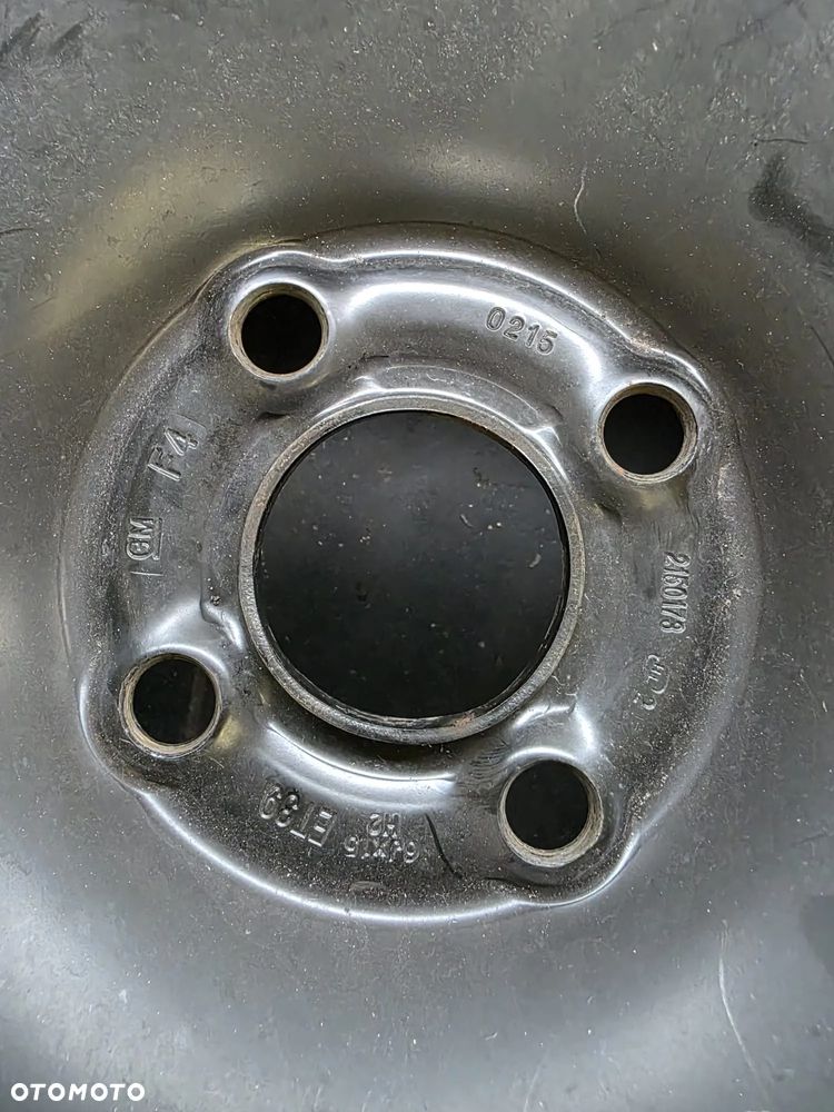 OPEL CORSA D E MERIVA A KOŁO ZAPASOWE R15 4X100 - 5