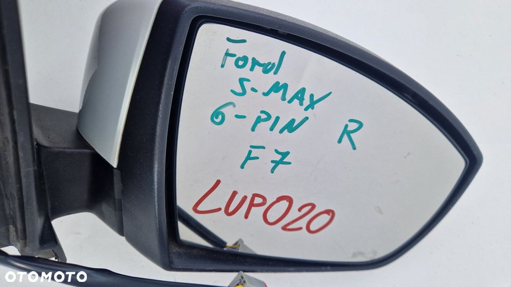 FORD S-MAX 6PIN F7 LUSTERKO PRAWE PRAWA STRONA EUROPA ORYGINALNE - 2