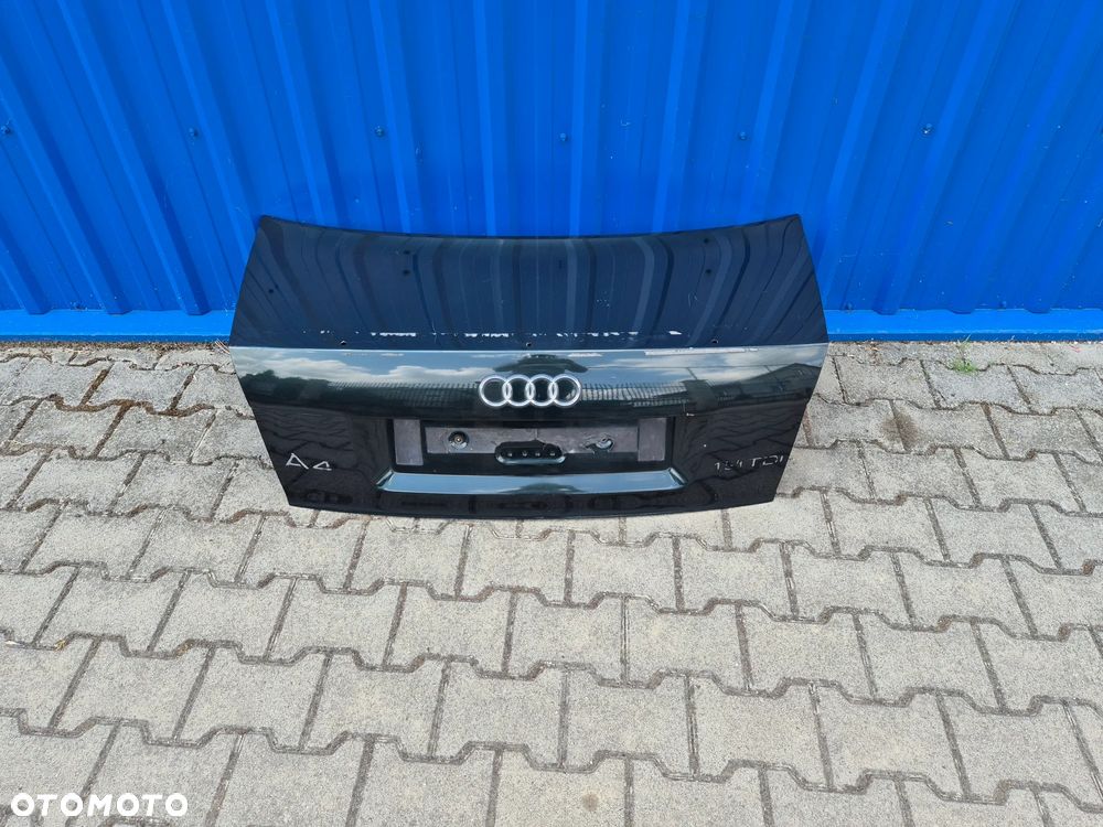 KLAPA BAGAŻNIKA TYŁ TYLNA AUDI A4 B6 SEDAN LZ6E ZIELONA - 1