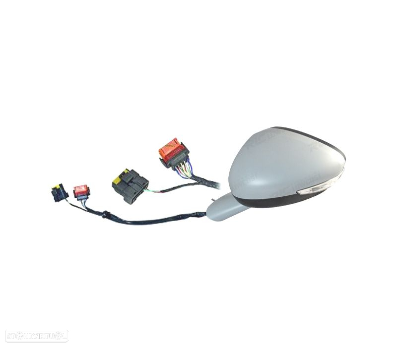 ESPELHO RETROVISOR ESQ ELÉTRICO PARA PEUGEOT 508 REBATIVEL AQUECIDO 10 PINOS - 2