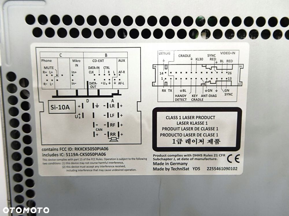 radio cd volkswagen passat b7 - 11