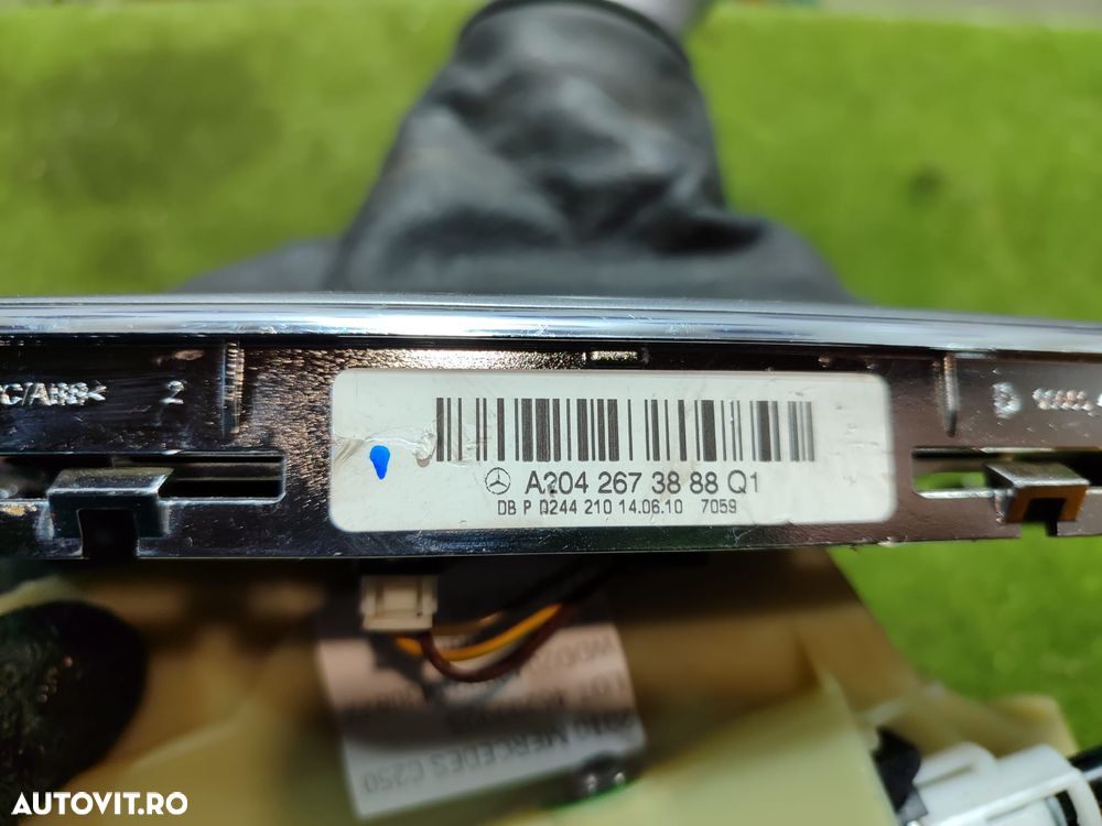 MANETA SCHIMBATOR DE VITEZE MERCEDES BENZ C250 CDI C CLASS W204 2.1 DIESEL 2010 / SEDAN COD OEM 204267003 / A2042673888 / A2042675724 / 2008-2014 - 7
