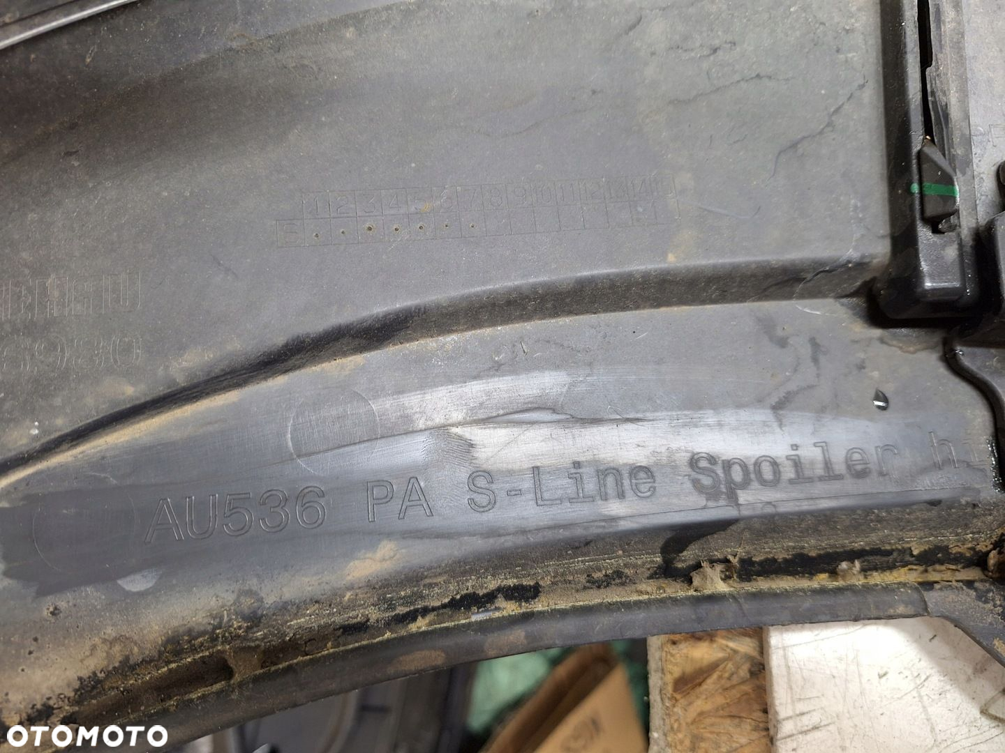 ZDERZAK SPOJLER DYFUZOR AUDI Q7 4M 4M0 PO LIFCIE LIFT S-LINE CHROM 2020-24 - 4