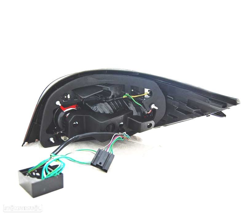 FAROLINS TRASEIROS BMW E60 SEDAN 03-07 LED FUMADO - 2