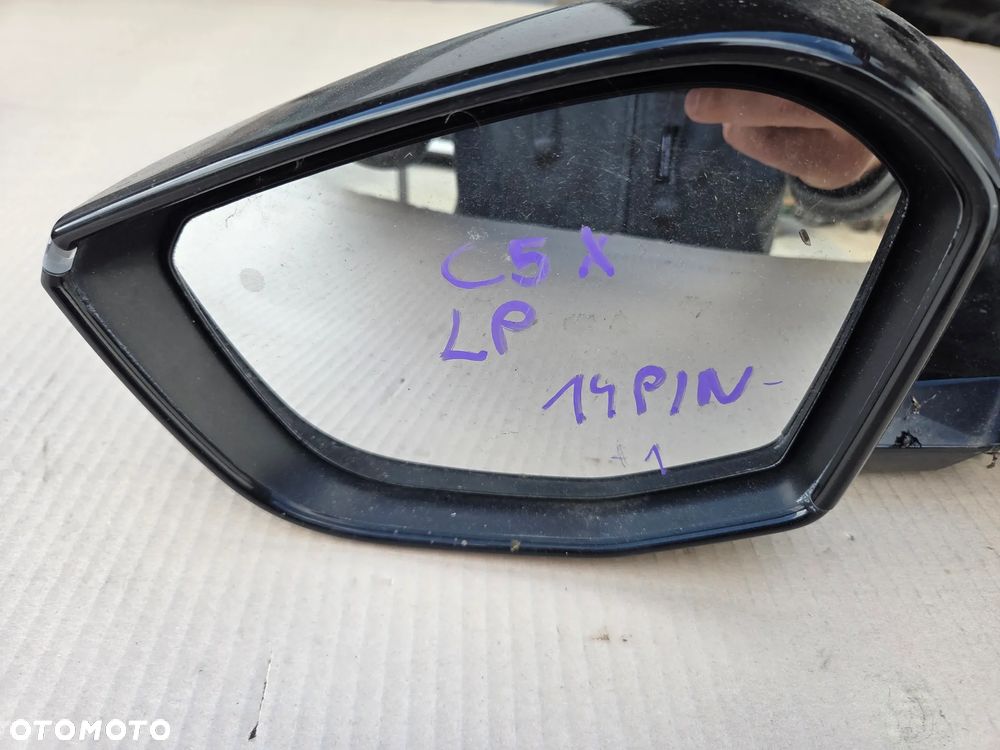 Lusterko lewe przednie 14+1 PIN Kamera Citroen C5X 98459239 - 2