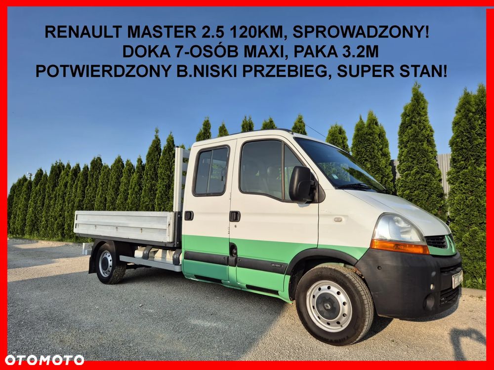 Renault Master 2.5 120KM Dubel Kabina - 1