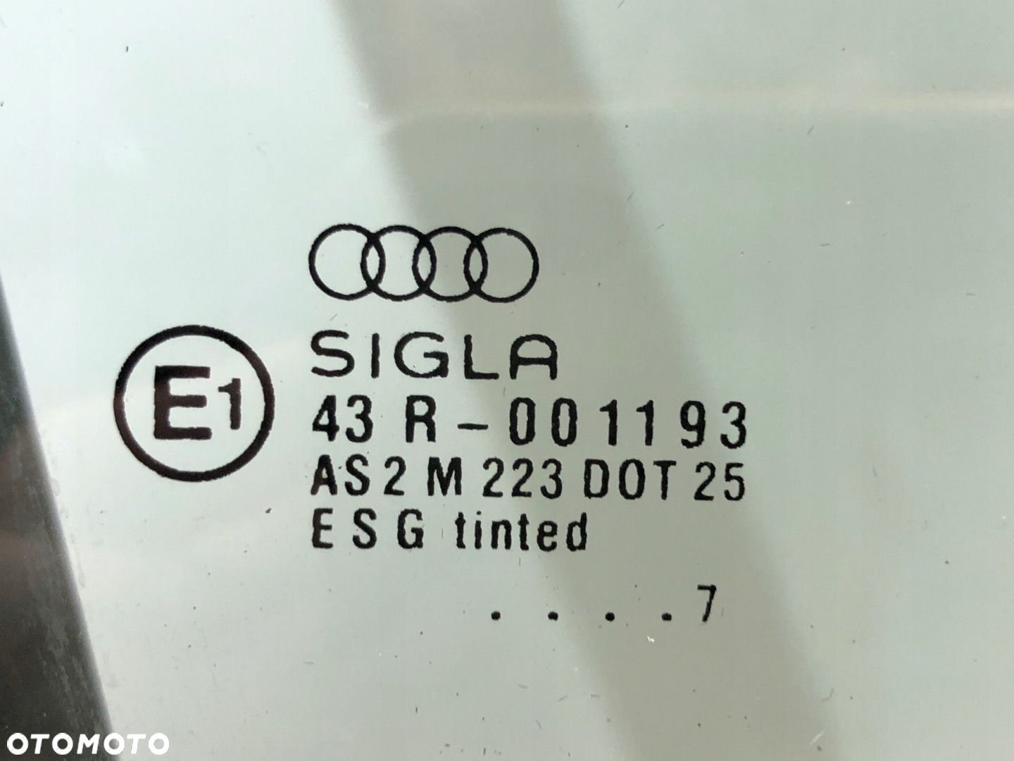 AUDI A4 B5 RAMKA SZKIELET DRZWI SZYBA PODNOŚNIK PP - 4