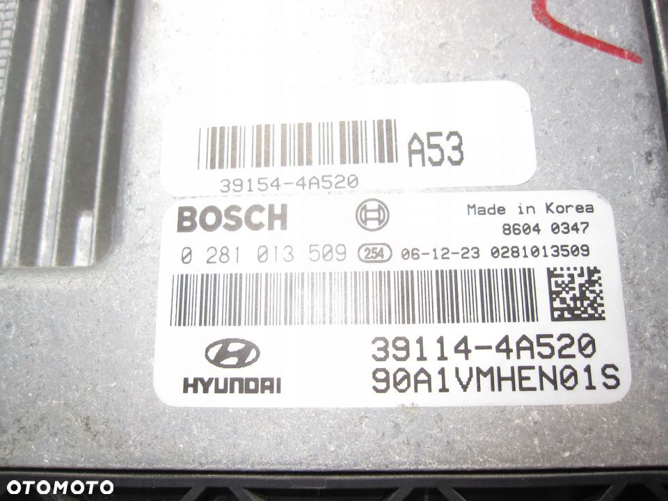 H1 H200 2,5crdi komuter sterownik 0281013509 - 2