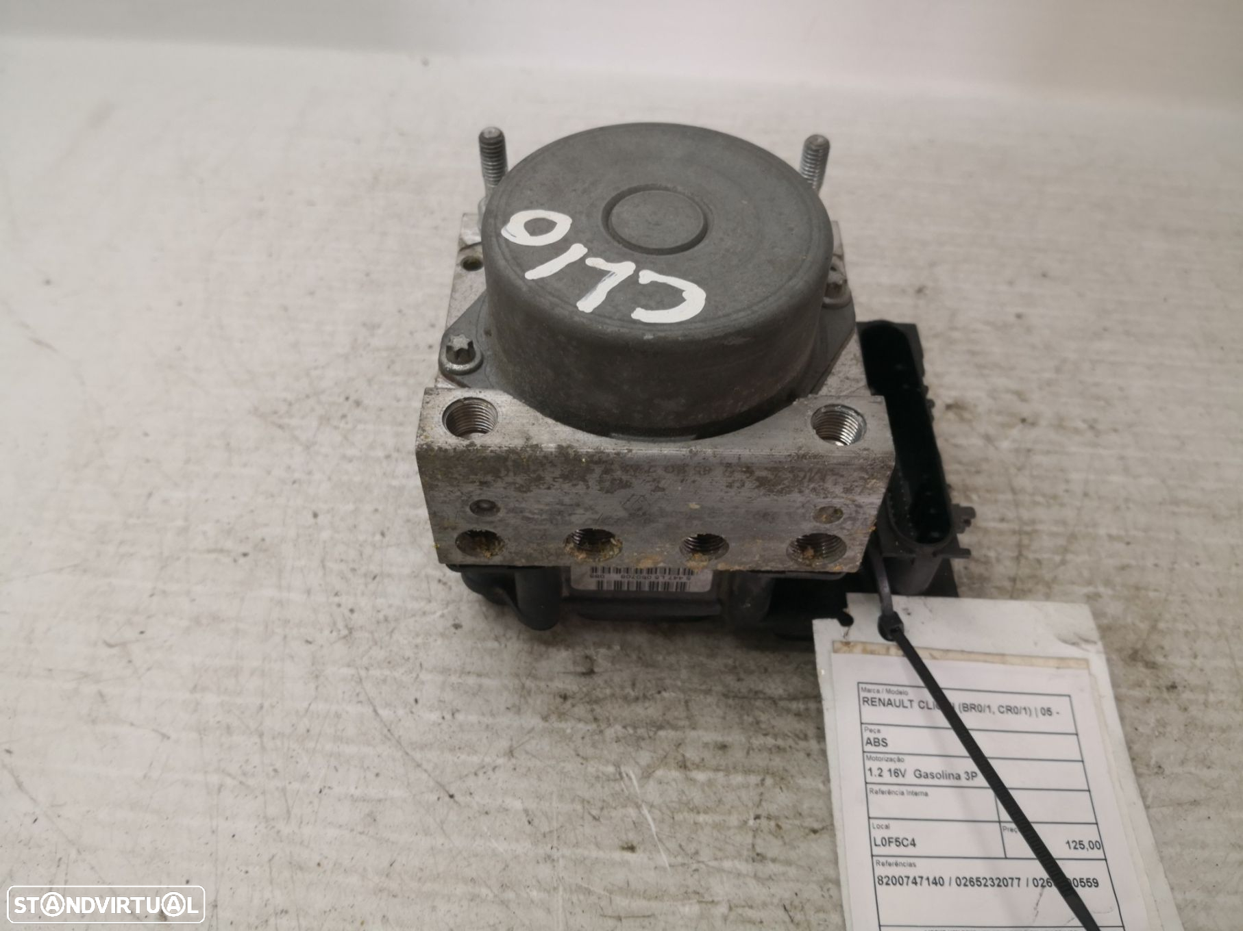Abs Renault Clio Iii (Br0/1, Cr0/1) - 2