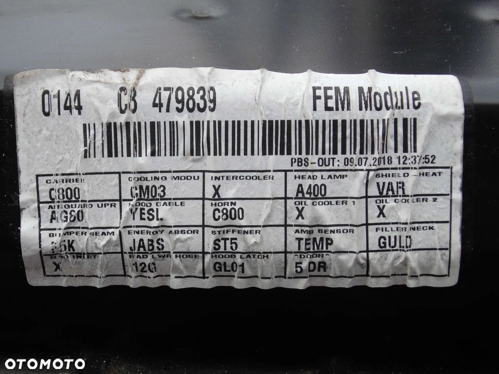 MASKA ZDERZAK BŁOTNIKI LAMPY PAS PRZEDNI HYUNDAI I20 II LIFT 1.2 16V ORYGINAŁ EUROPA - 17