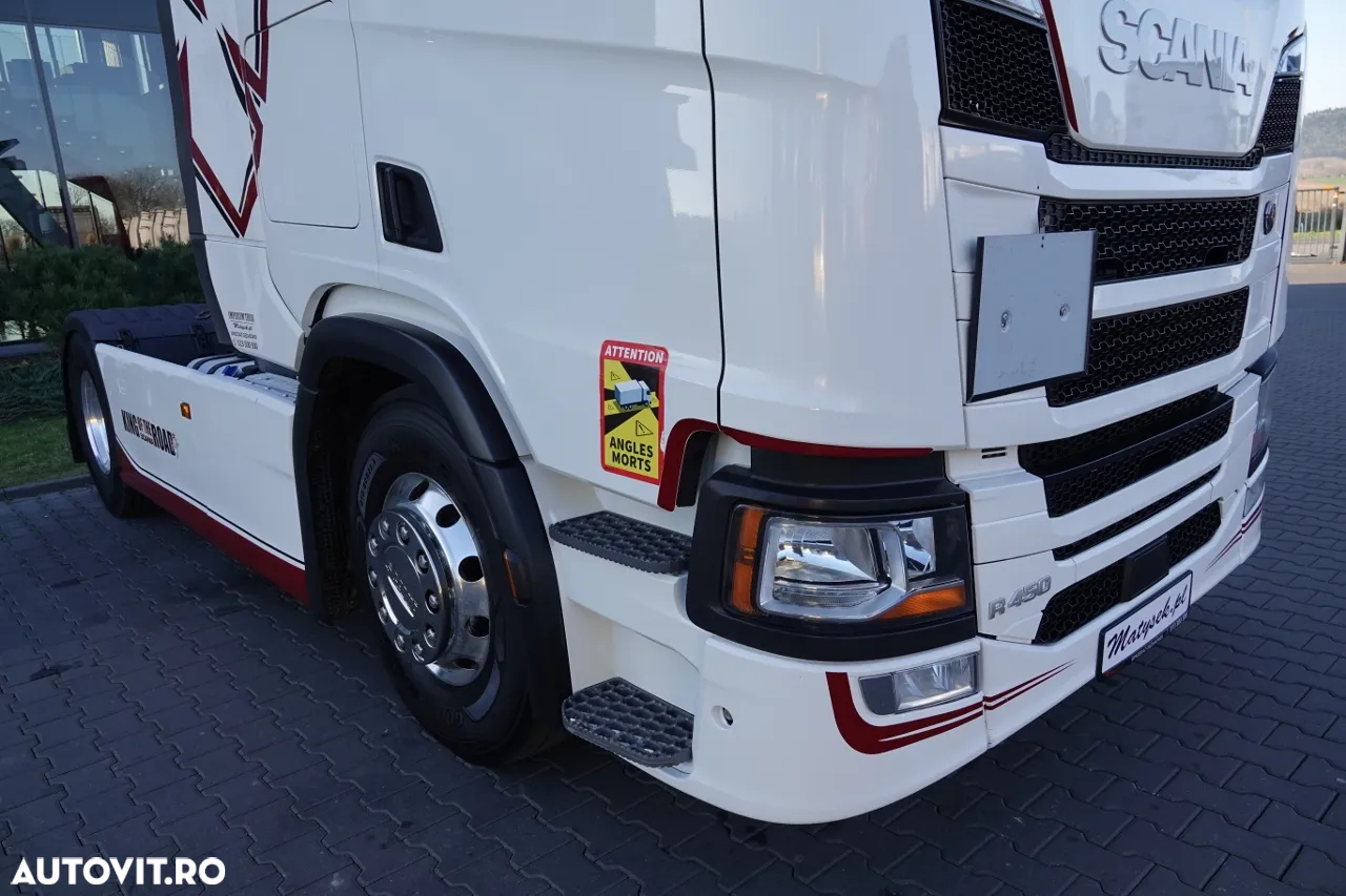 Scania R 450 / RETARDER / HIDRAULICĂ / LOW CAB / JANTE ALIE / ANVELOPE 100% / DUPĂ CONTRACTUL DE SERVICE - 9