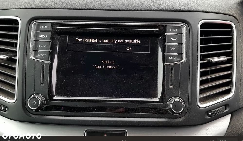 VW SHARAN II 7N RADIO ORYGINALNE NAVIGACJA  EKRAN DOTYKOWY - 2