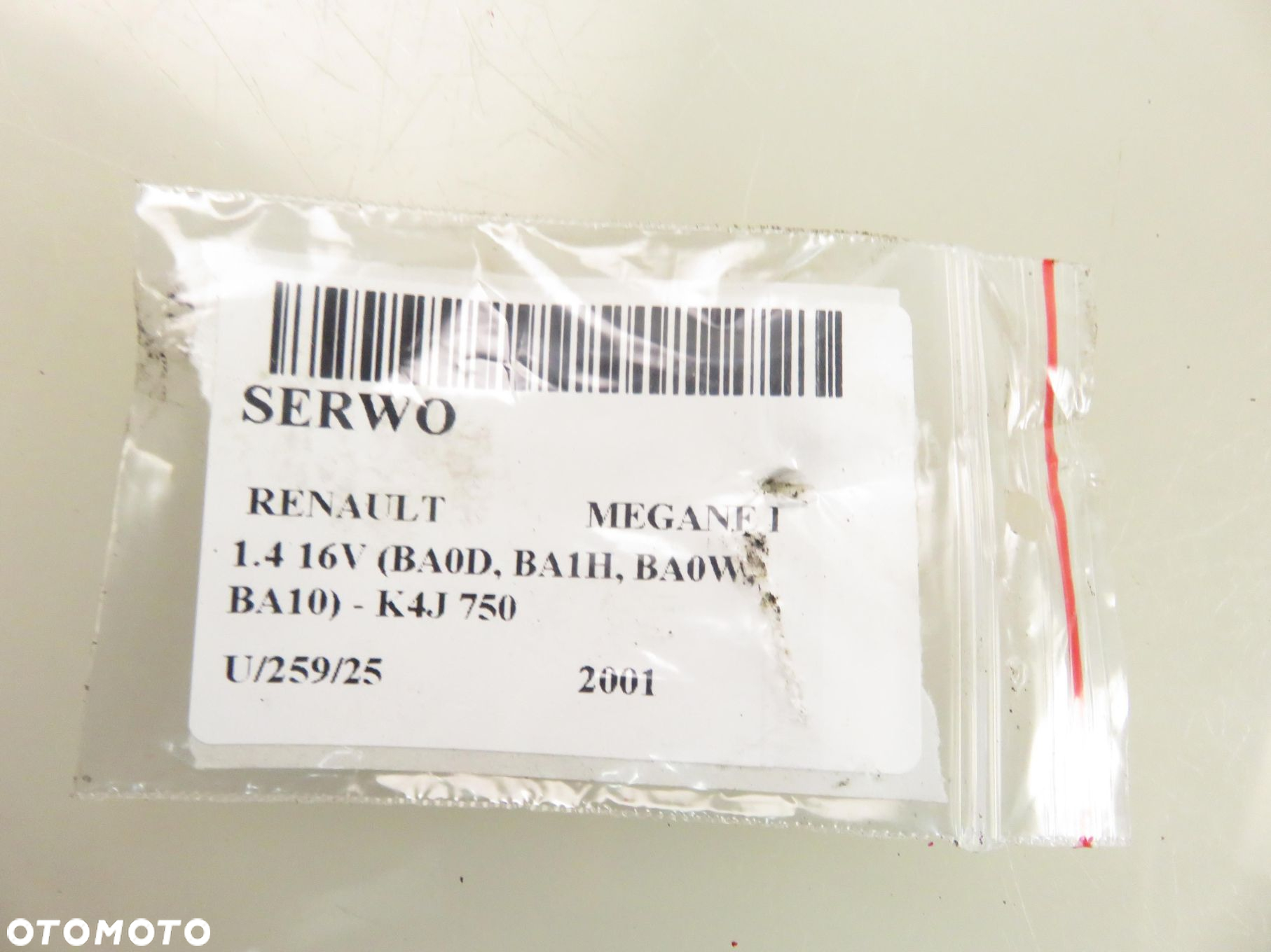 SERWO RENAULT MEGANE I 1.4 16V 95 - K4J 750 8200069903A 03786421014 - 12