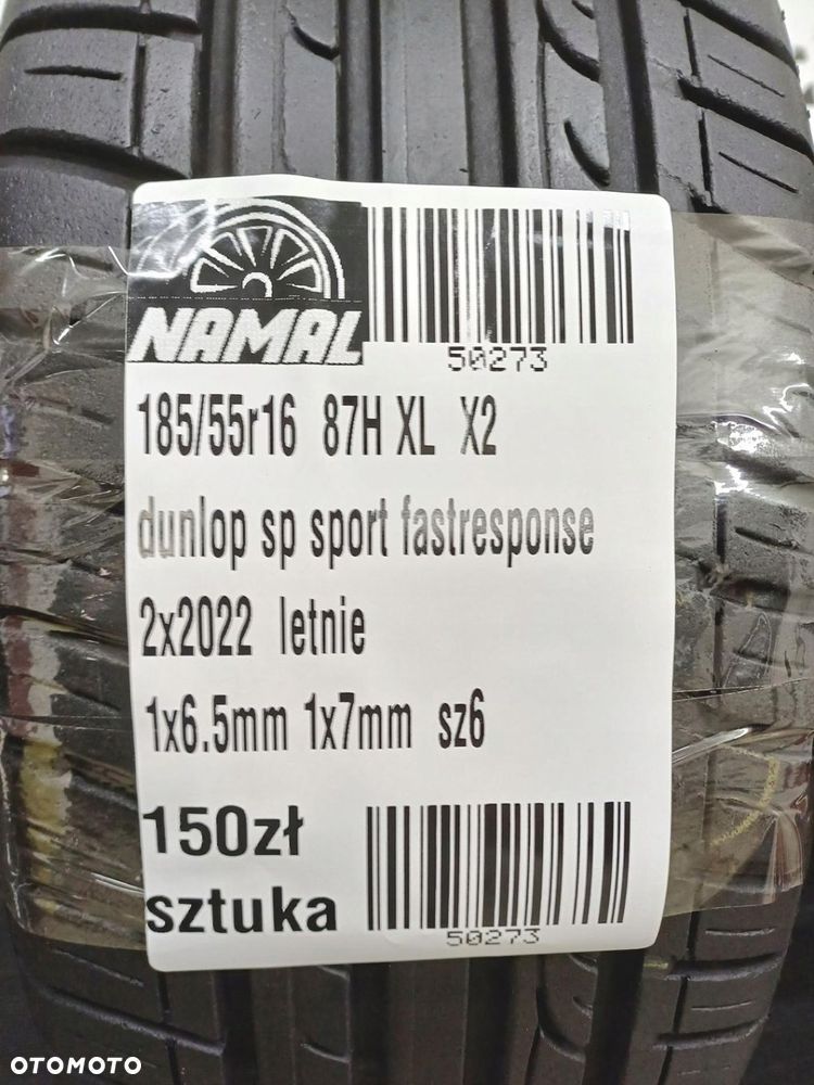 185/55R16 dunlop 2022 opony letnie 7mm 50273 - 9
