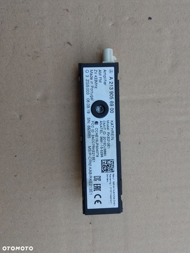 MERCEDES Wzmacniacz anteny A2139056900 W213 W205 - 1