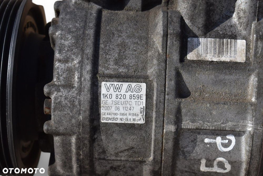 Sprężarka Klimatyzacji VW GOLF V AUDI A3 8P 1.4 1.6 2.0 MPI FSI 1K0820859E - 3