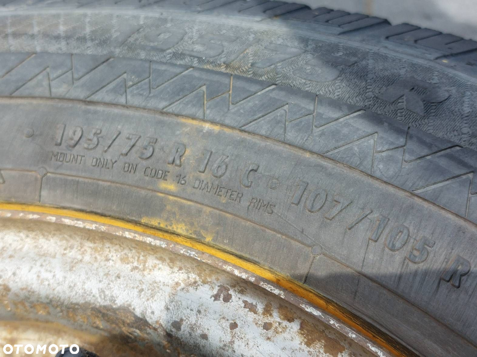 KOŁO FELGA OPONA ZAPAS 6x170 5Jx16 FI130,1 195/75R16C IVECO DAILY II - 4